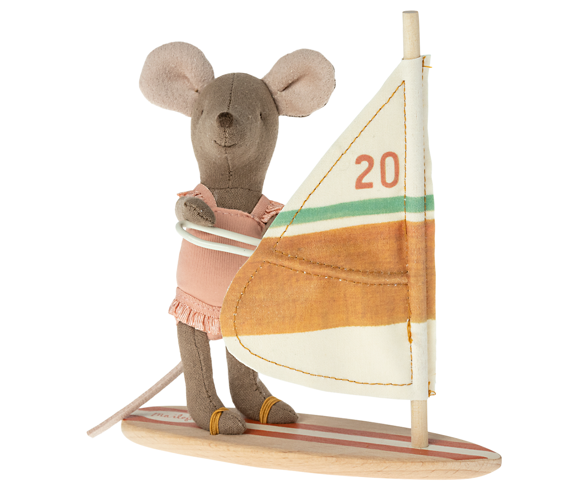 Maileg Surfer Maus - Kleine Schwester