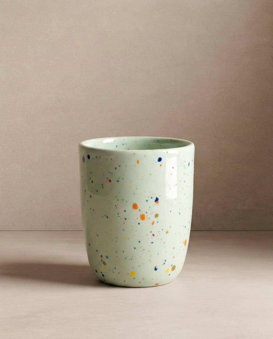 Konfetti Becher Medium 220 ml – grün
