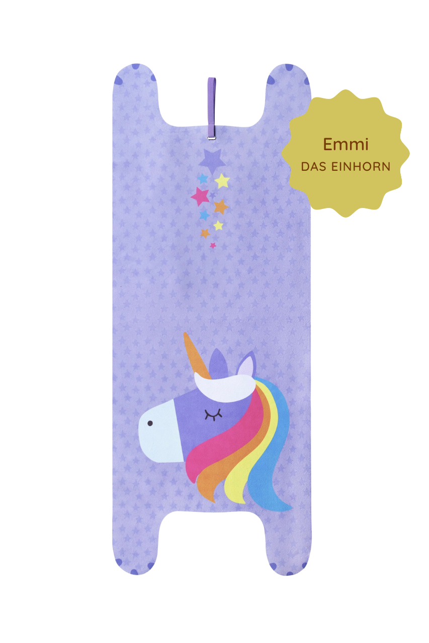 Kinder-Yogamatte Emmi das Einhorn