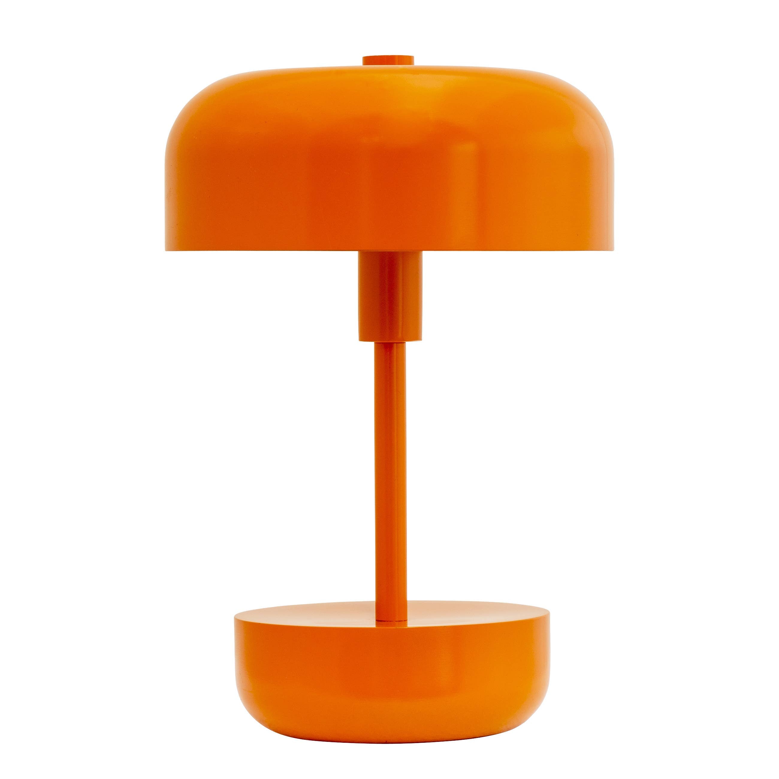 Tischlampe Haipot orange LED, wiederaufladbar