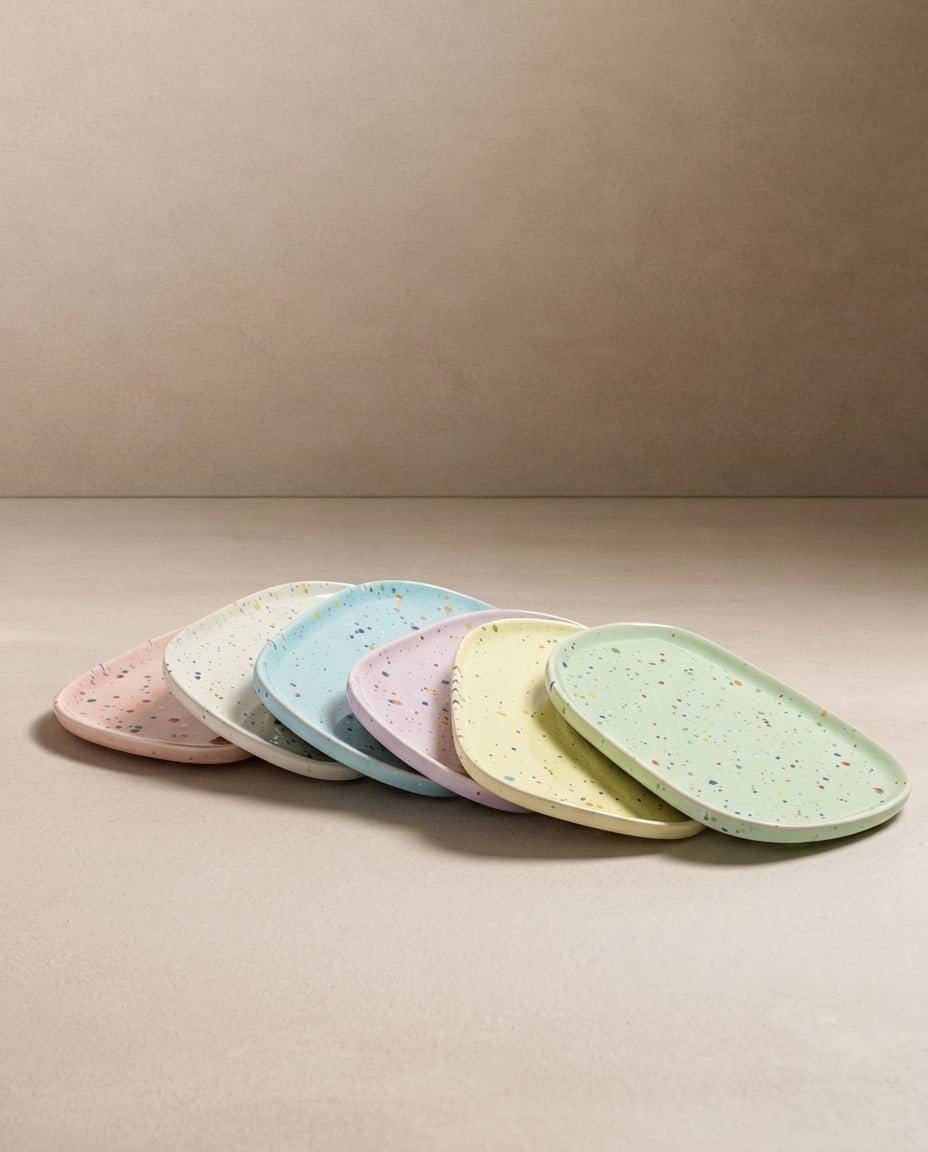 Konfetti Mini Tablett - rosa