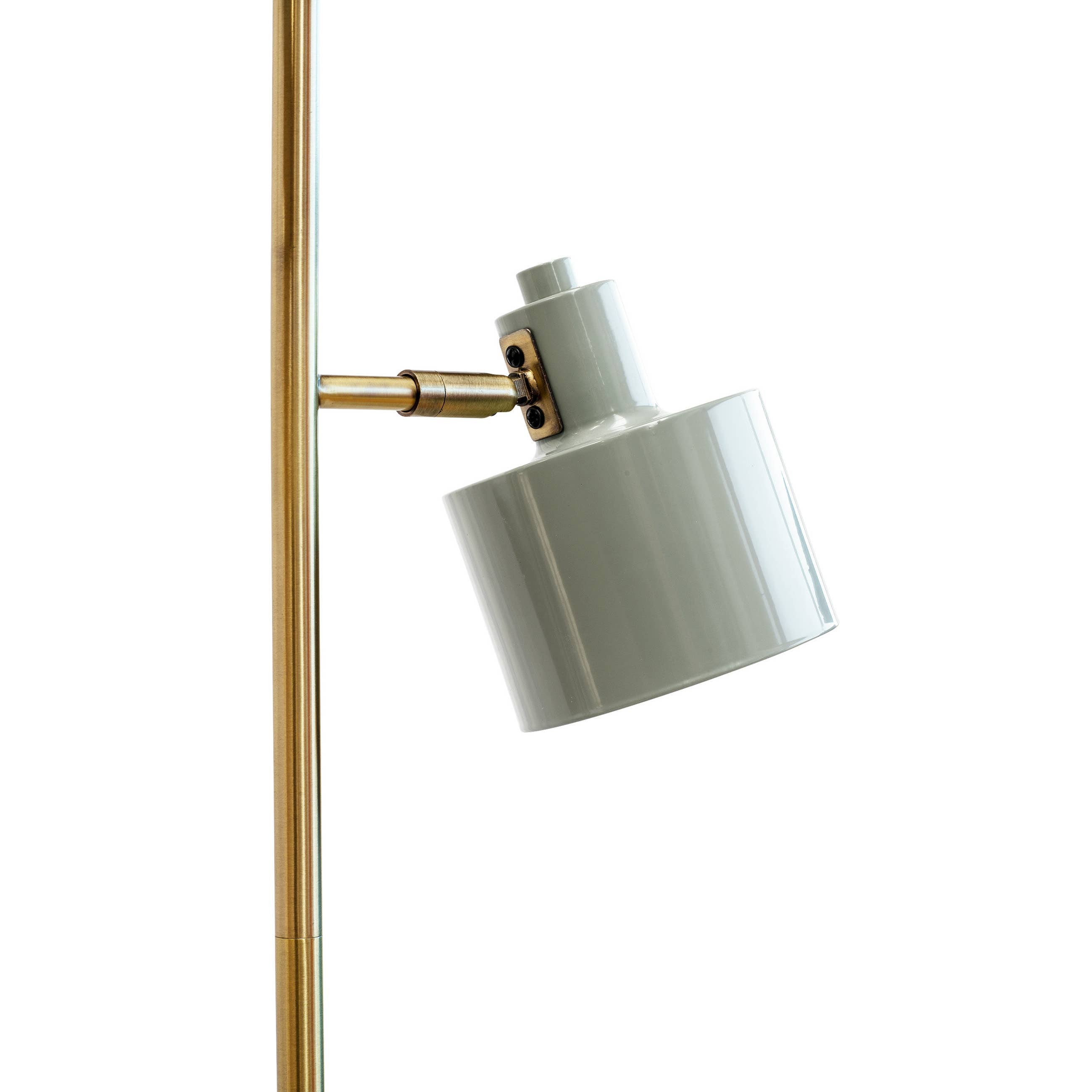 Stehlampe Ozean Olive/Messing