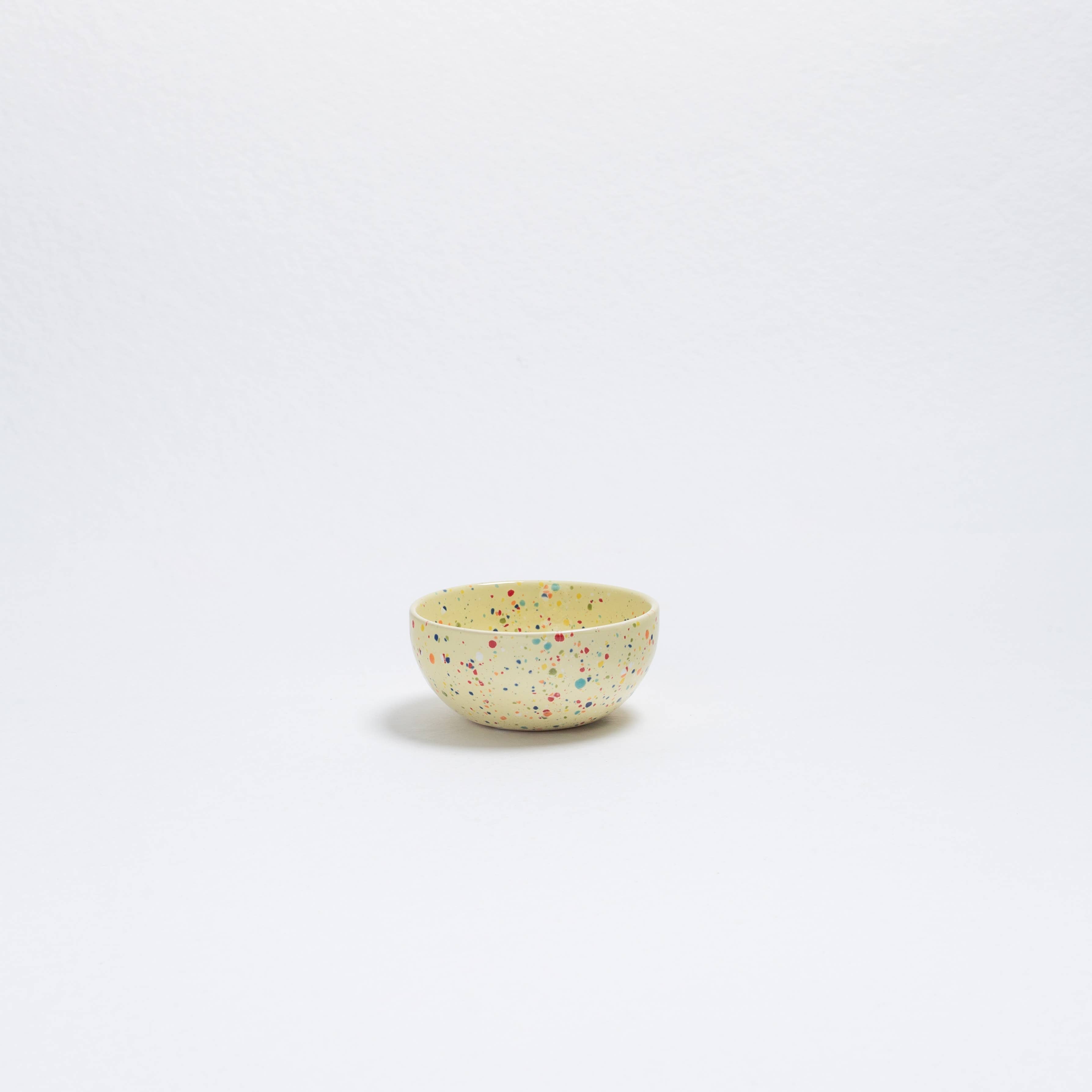 Konfetti Mini-Schale, gelb