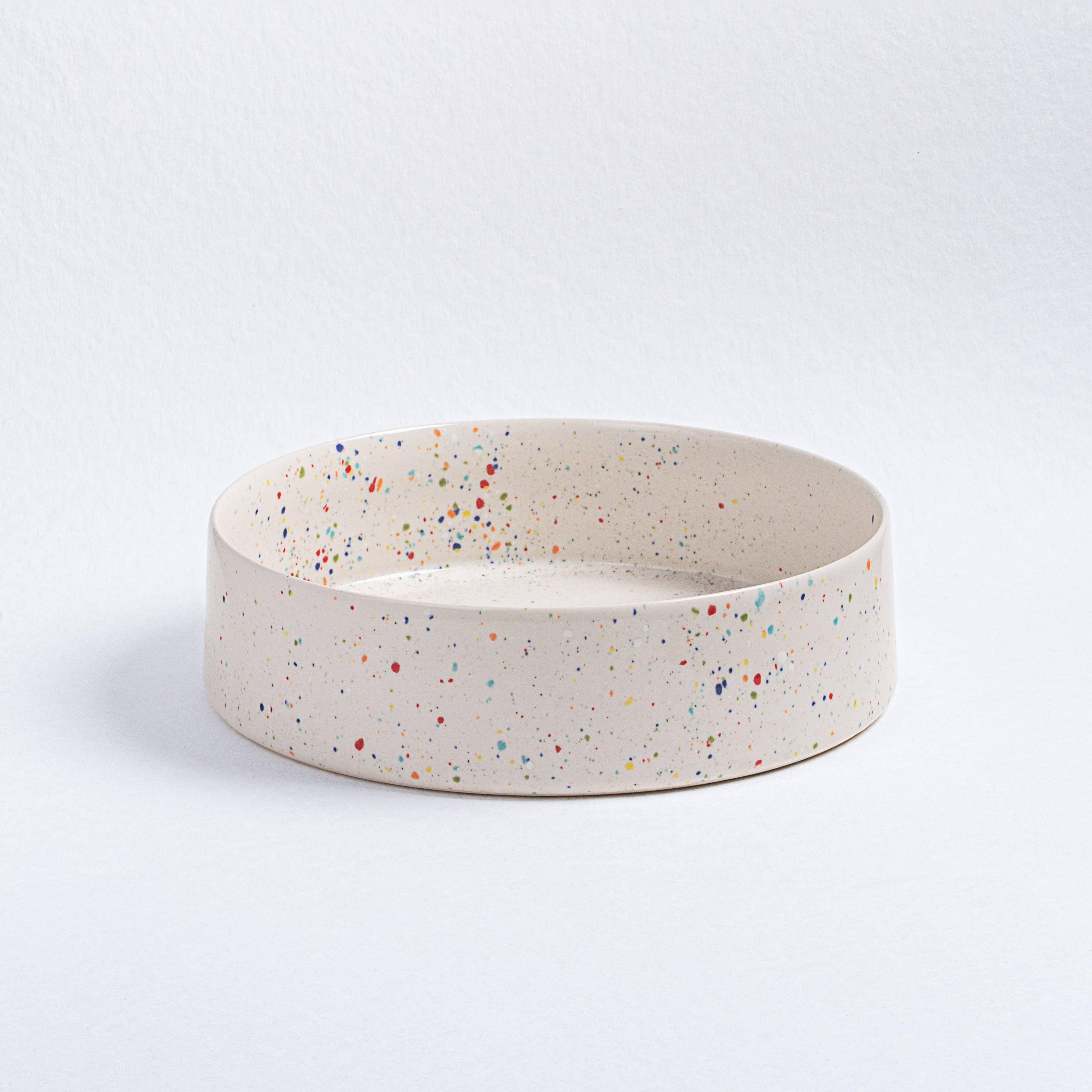 Servierschale Konfetti 26 cm - weiss