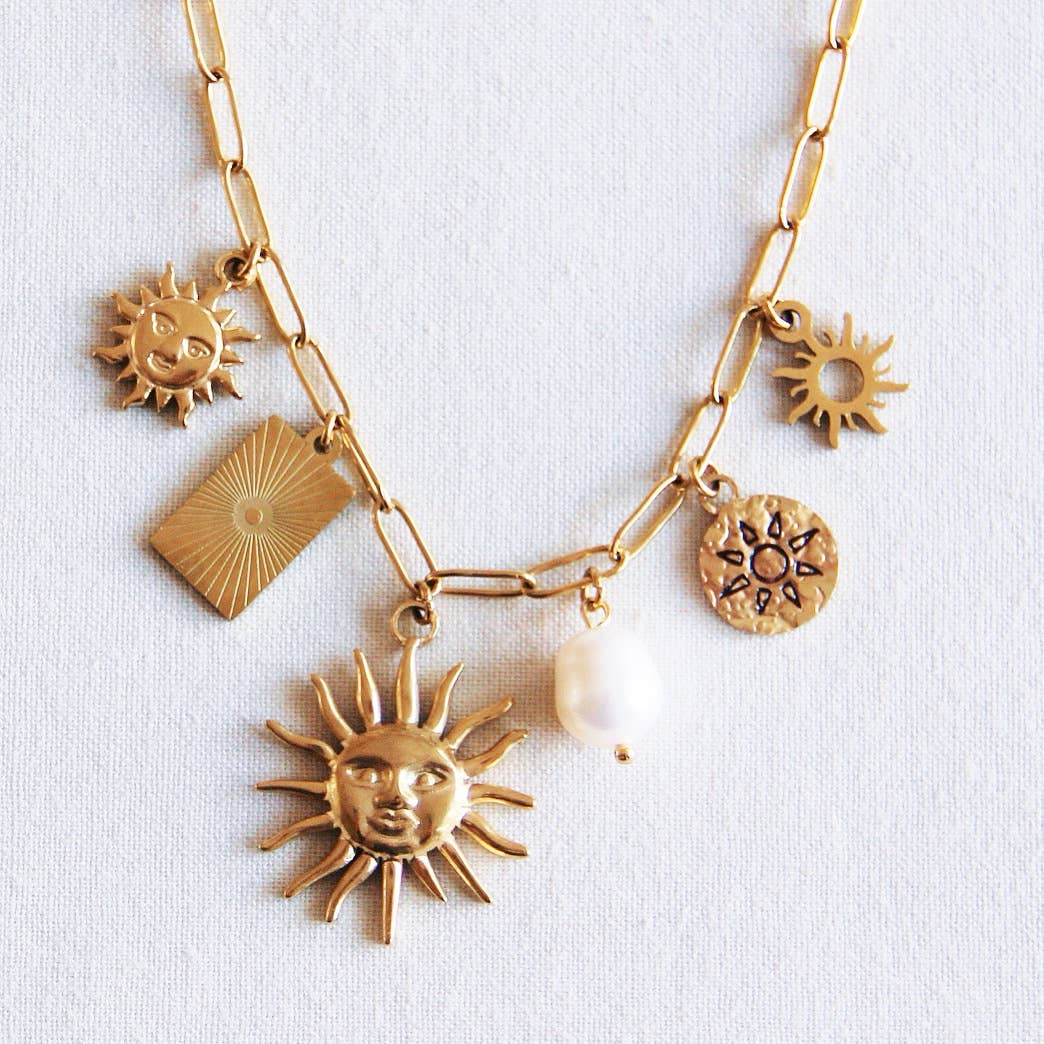 Charmkette „Sun Lover“ — Gold