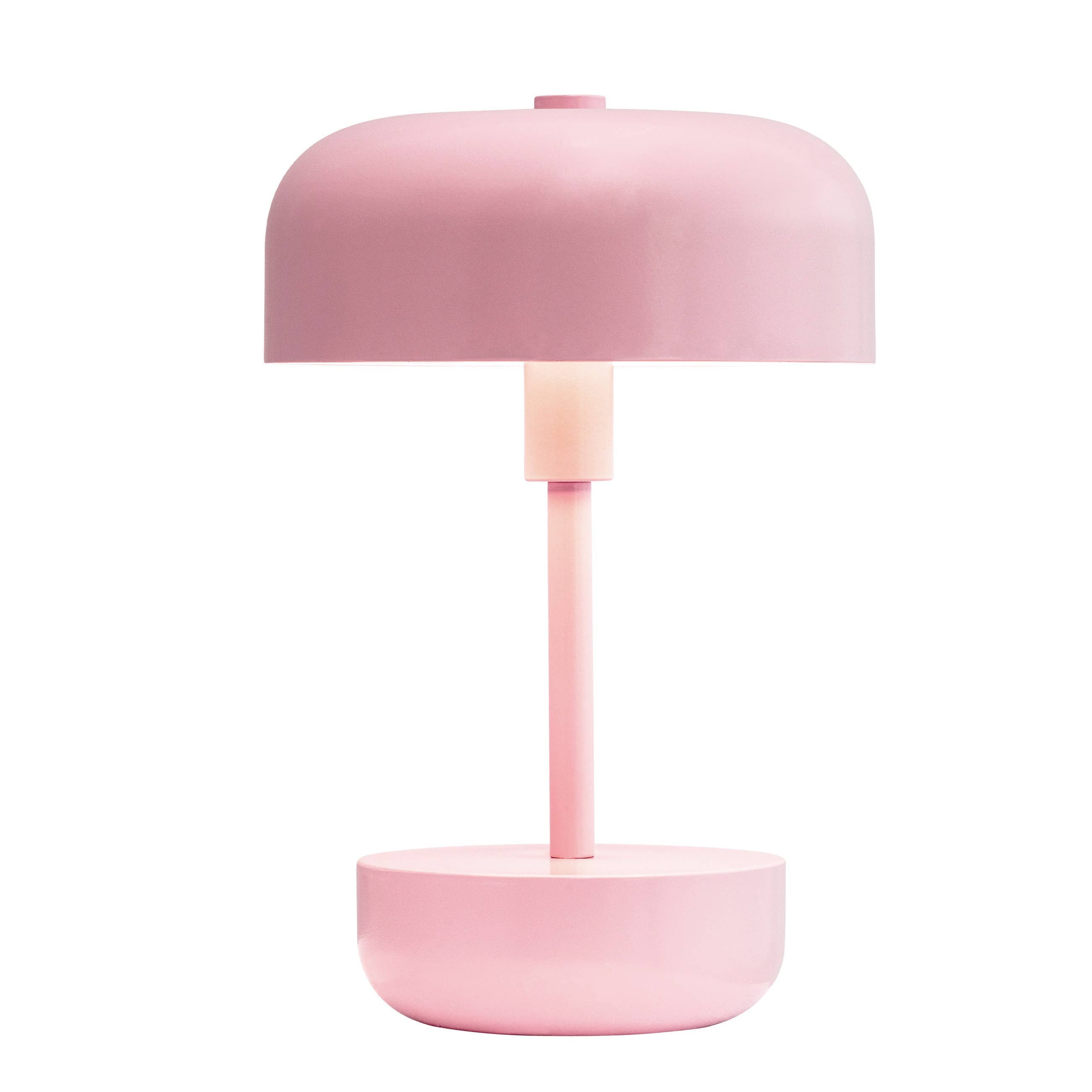 Tischlampe Haipot pink LED, wiederaufladbar