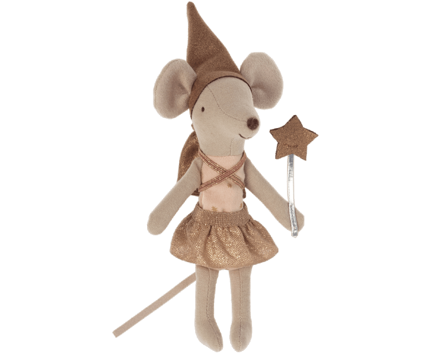 Maileg Zahnfee Maus in Streichholzschachtel, grosse Schwester - rosa
