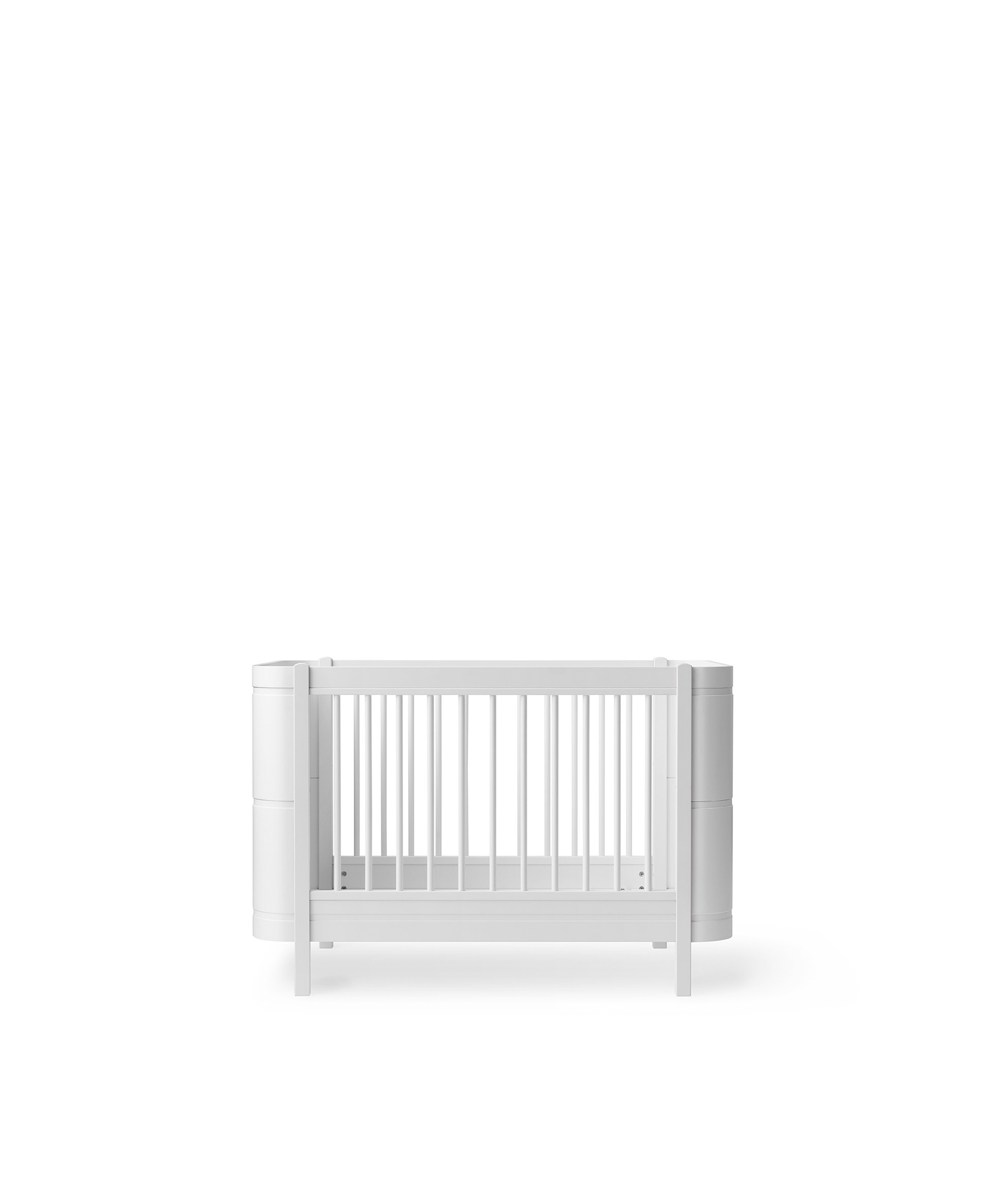 Wood Mini+ Babybett, weiss