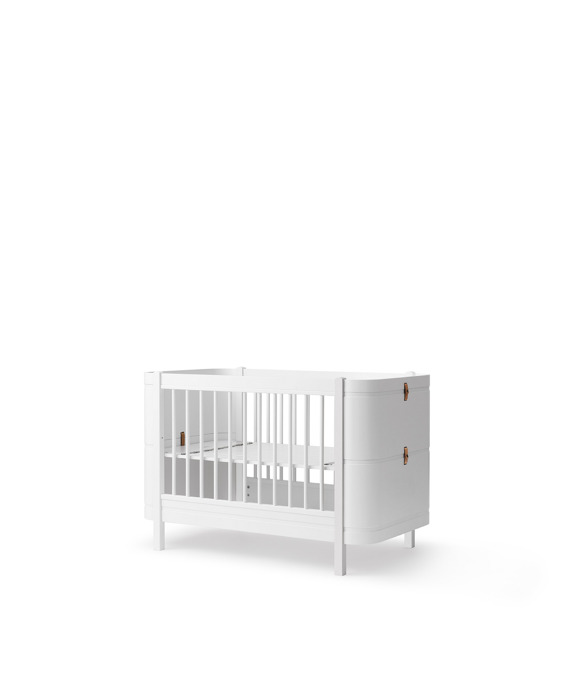 Wood Mini+ Babybett, weiss
