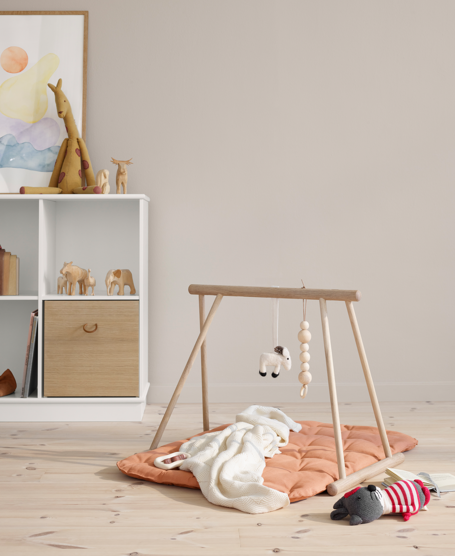 Wood Spieltrapez/Baby Gym