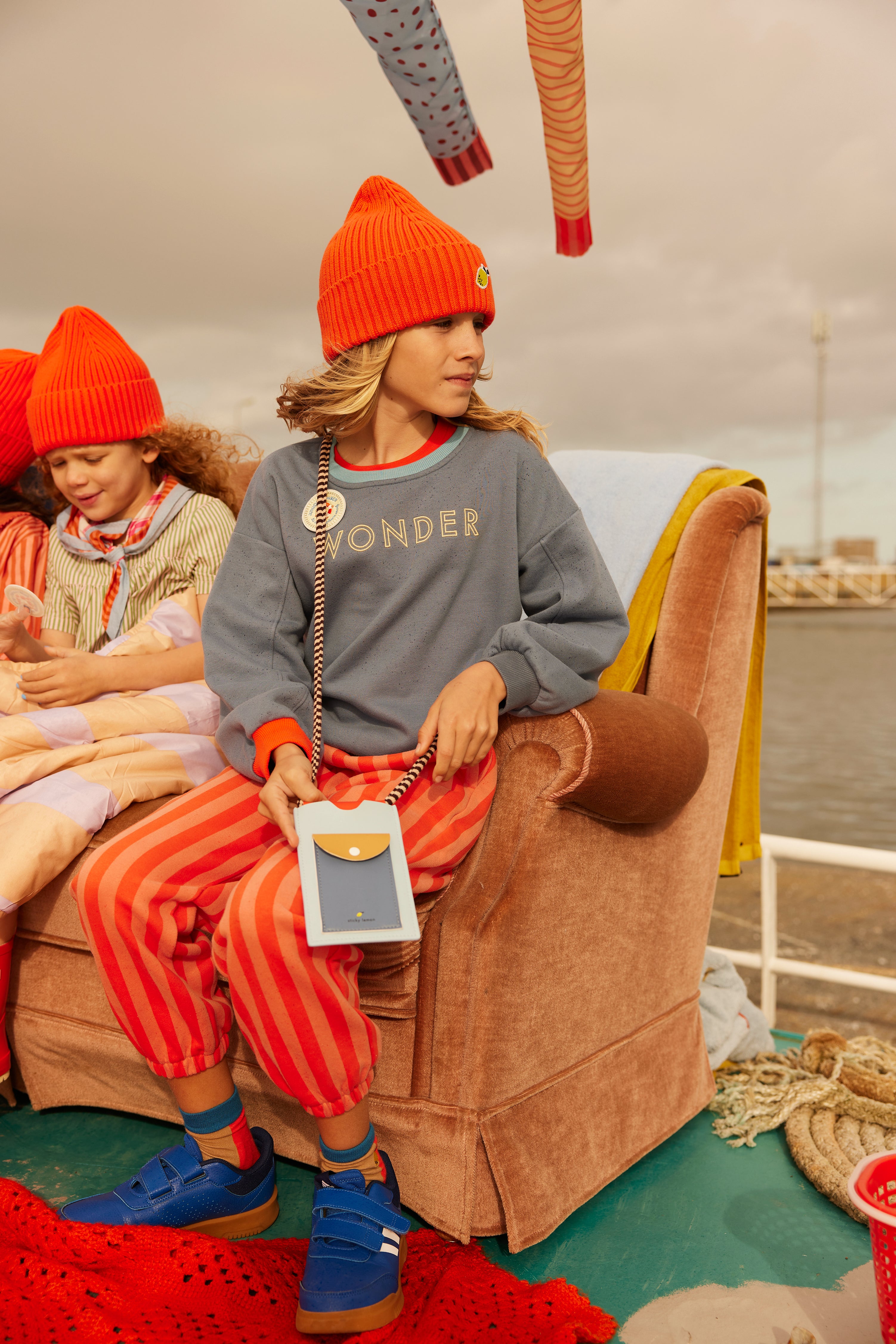 Sticky Lemon Handytasche zissou blue & blue whale