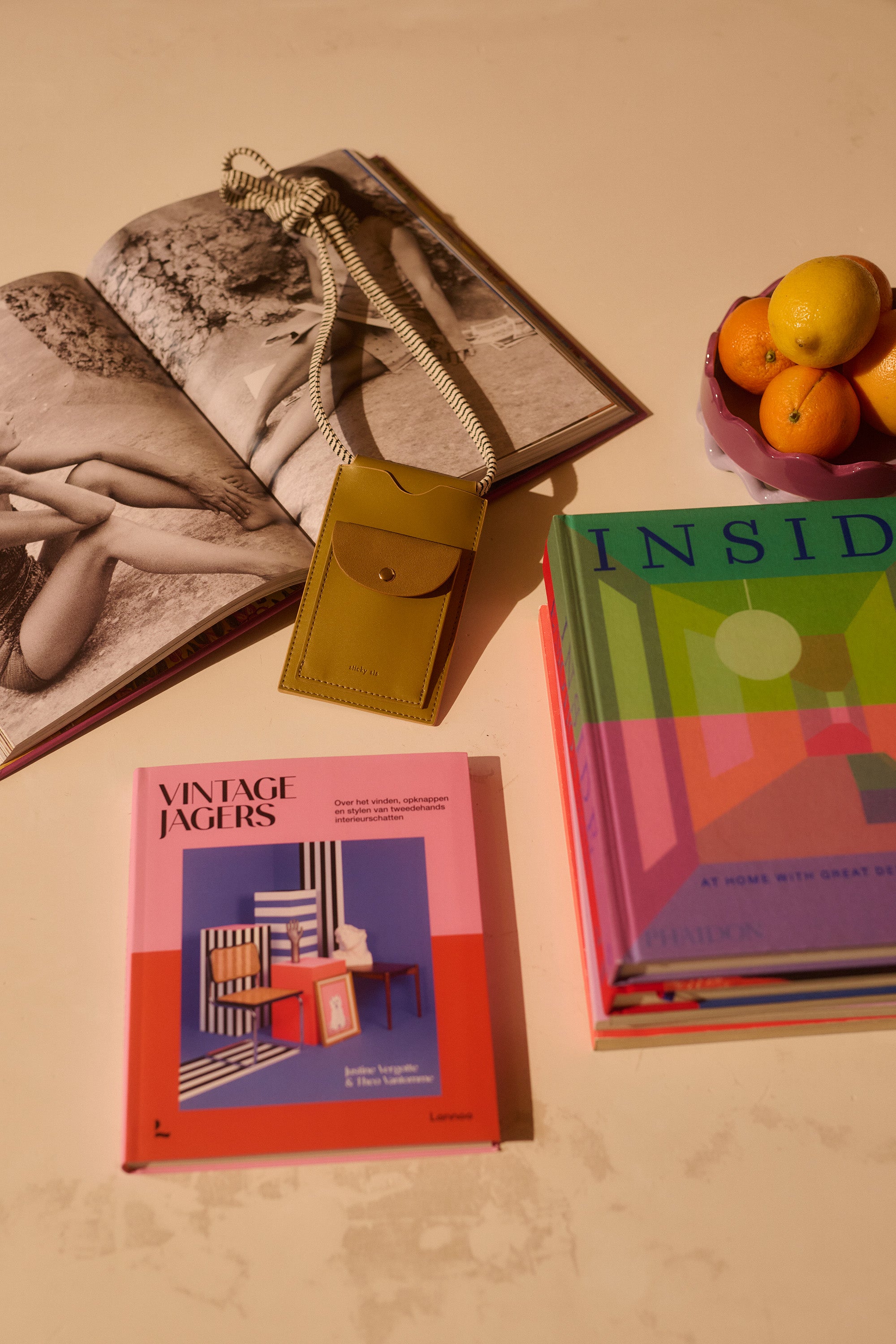 STICKY LEMON HANDYTASCHE – TON SUR TON – COSTA GREEN