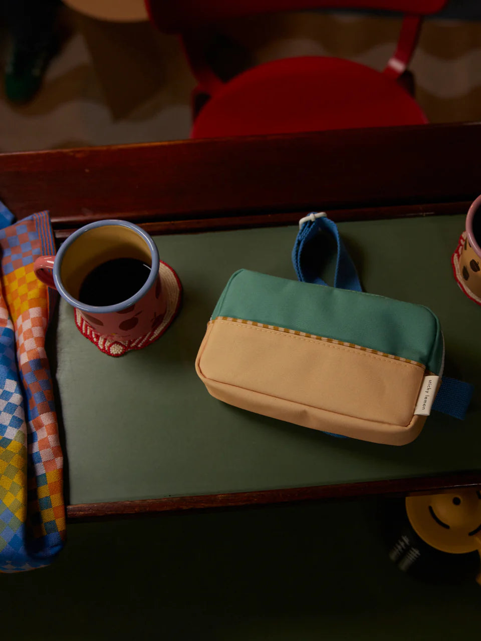 Sticky Lemon Gürteltasche - Wonders - aquatic green & sandy yellow