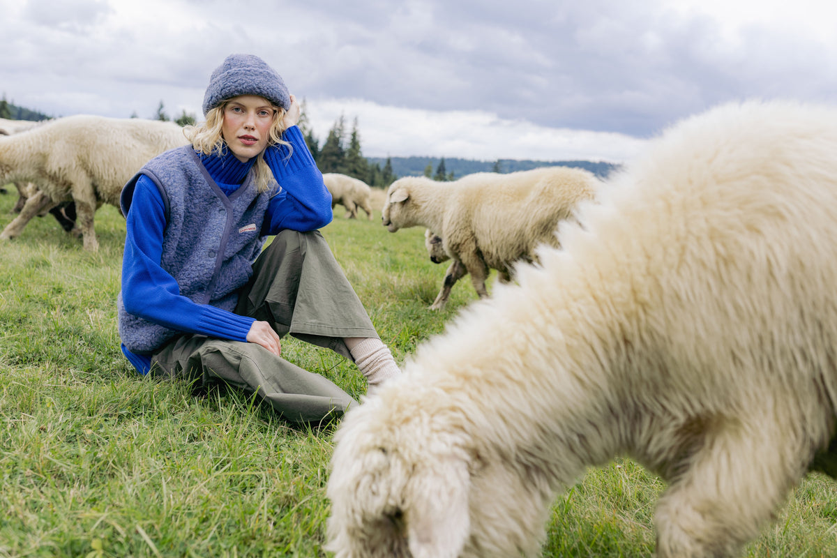 Merino Weste, Erwachsene unisex, baltic, Grösse M