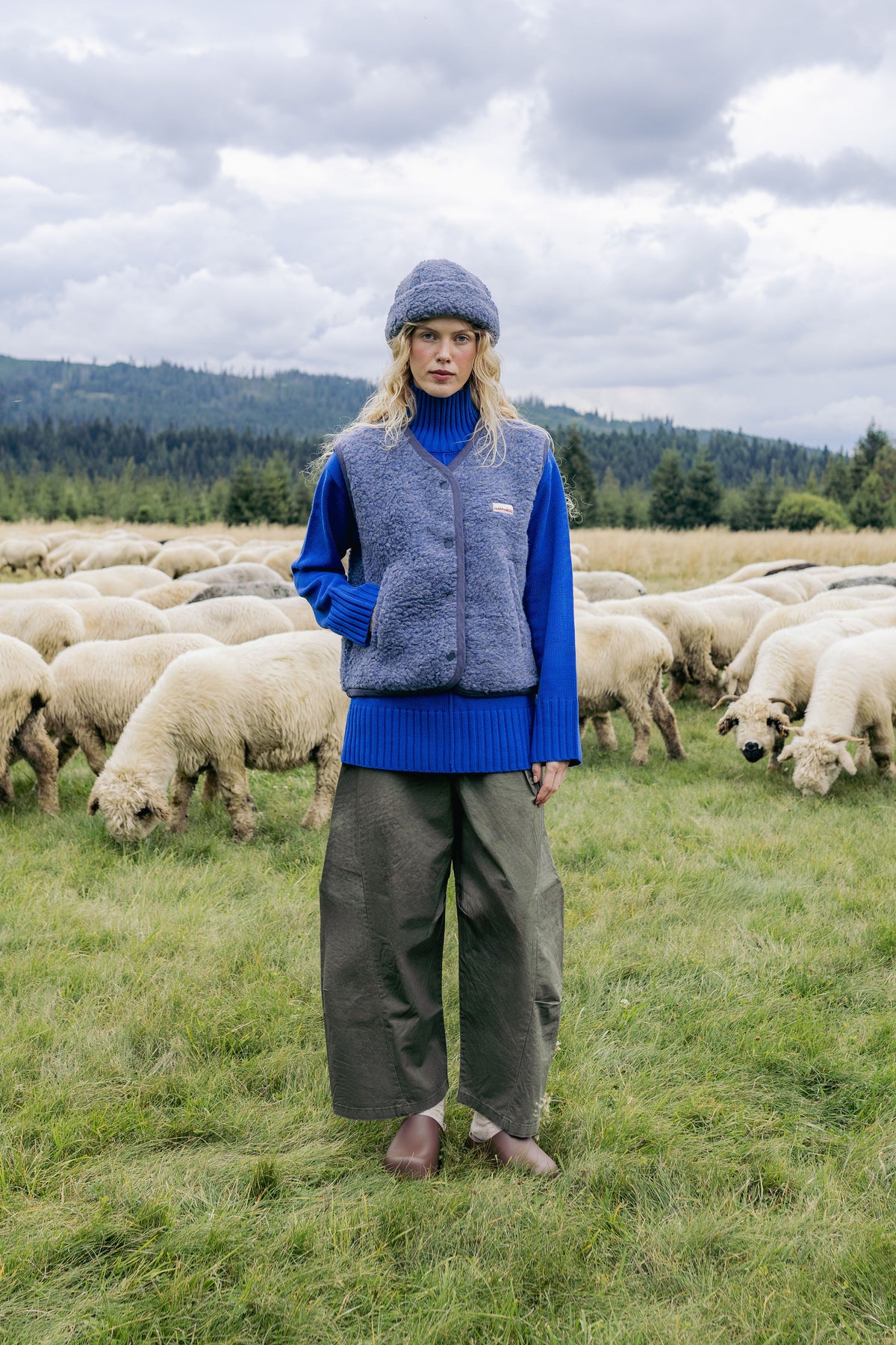 Merino Weste, Erwachsene unisex, baltic, Grösse M