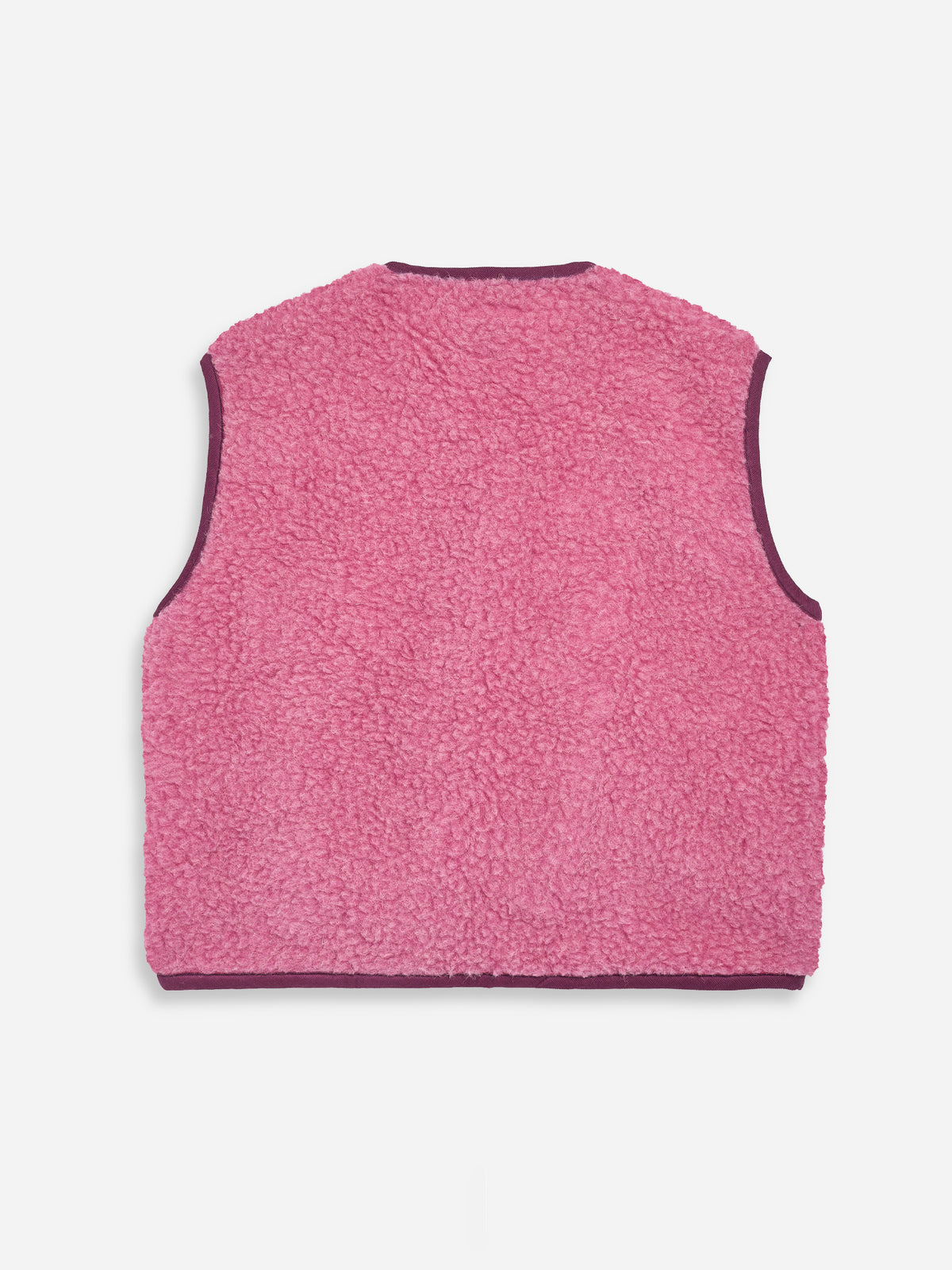 Merino Weste, Erwachsene unisex, dusty pink, Grösse S