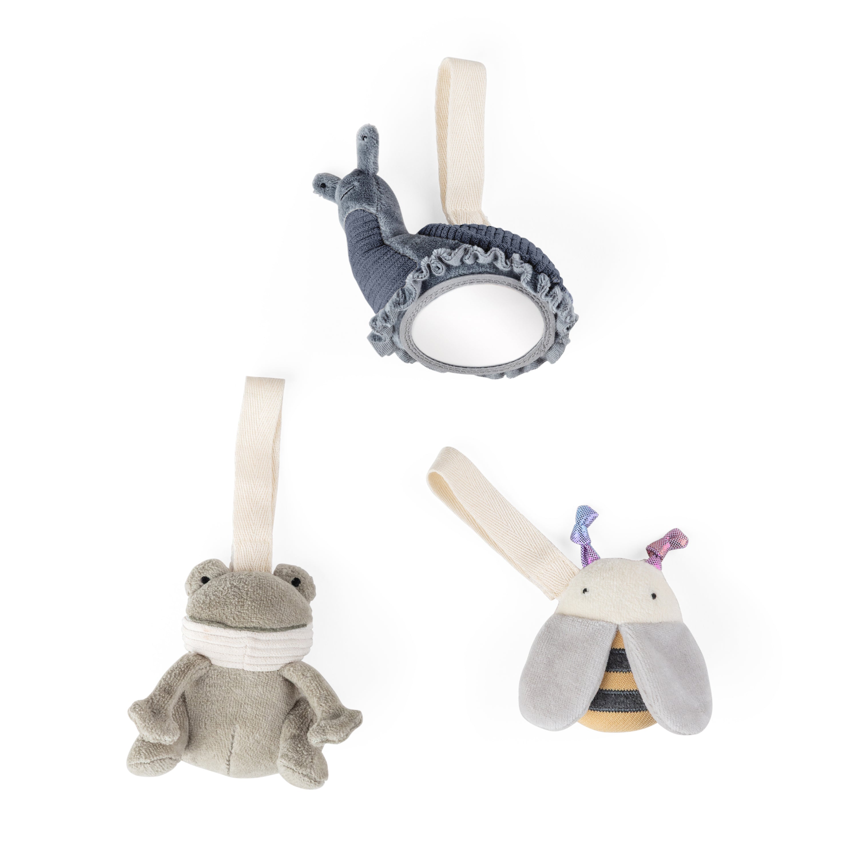 Aktivitätsspielzeug, Frosch/Biene/Schnecke