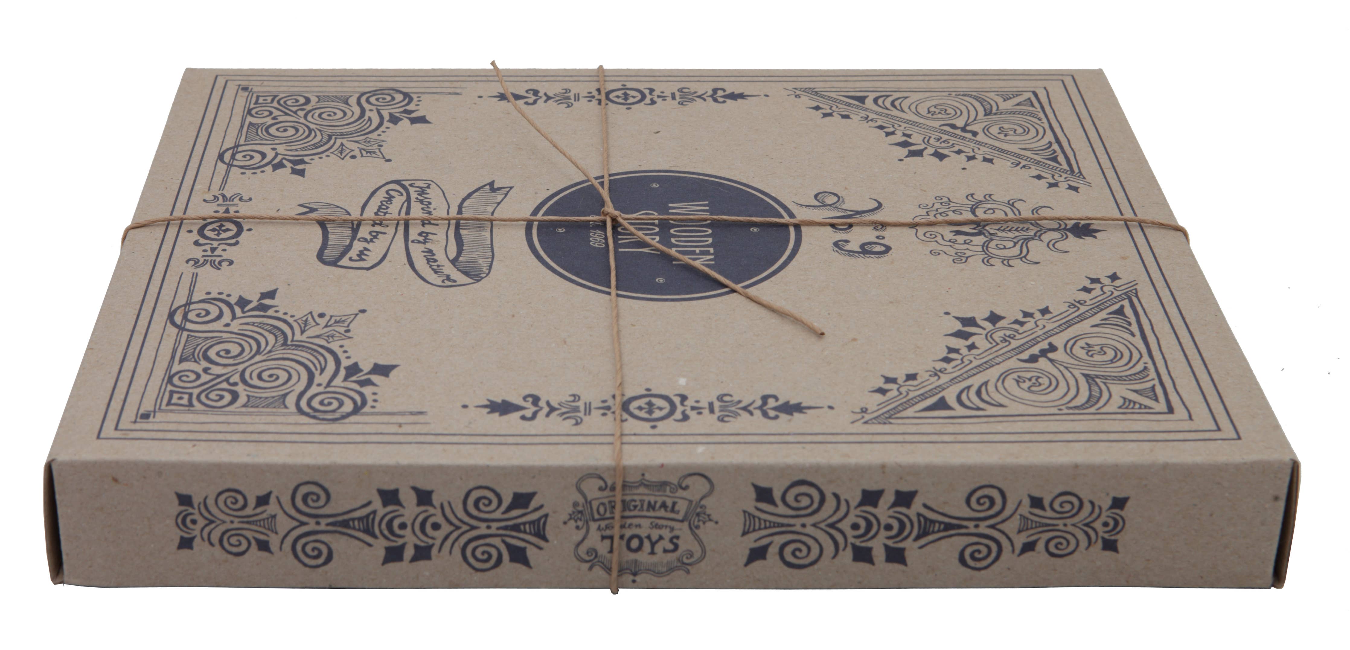 Holz Regenbogenblöcke im Tablett - 30 Stk.