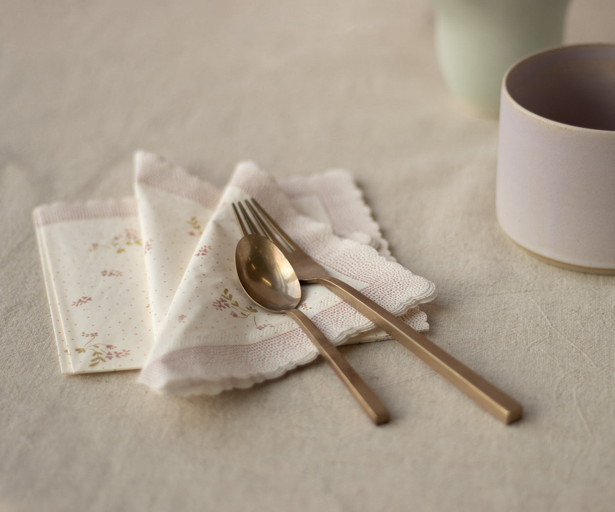 Maileg Papierservietten -Bae rose 20 Stk.