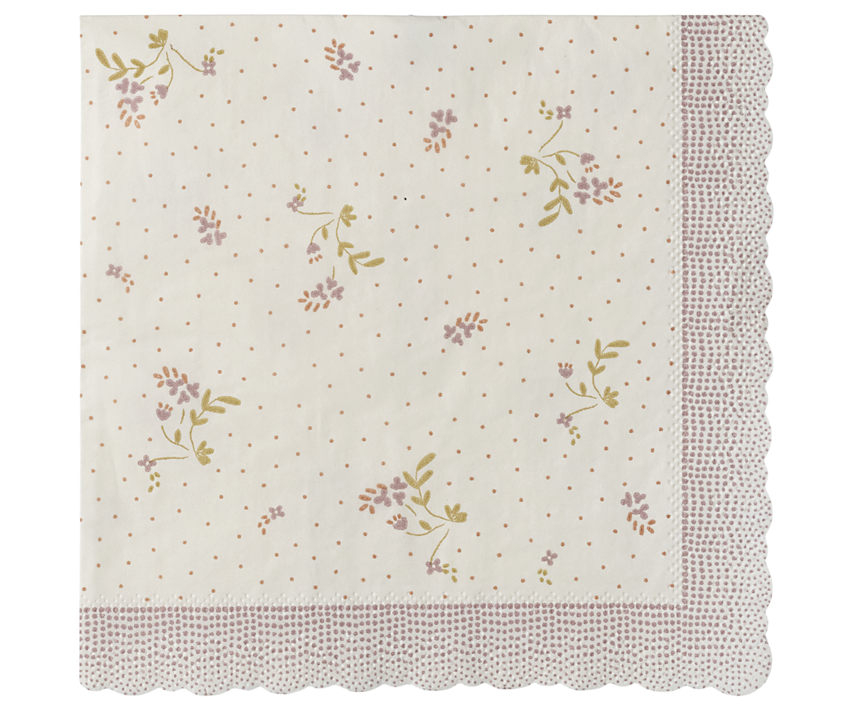 Maileg Papierservietten -Bae rose 20 Stk.