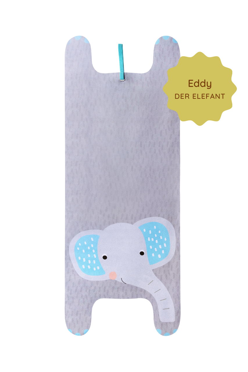 Kinder-Yogamatte Eddy der Elefant