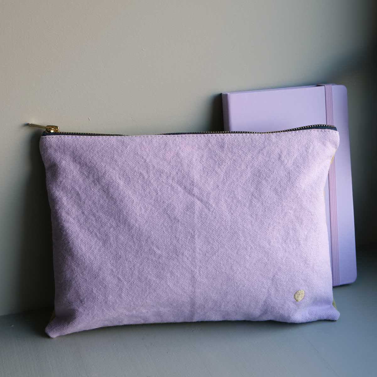 La cerise sur le gâteau Kulturbeutel Tricolo Lilas Ananas L