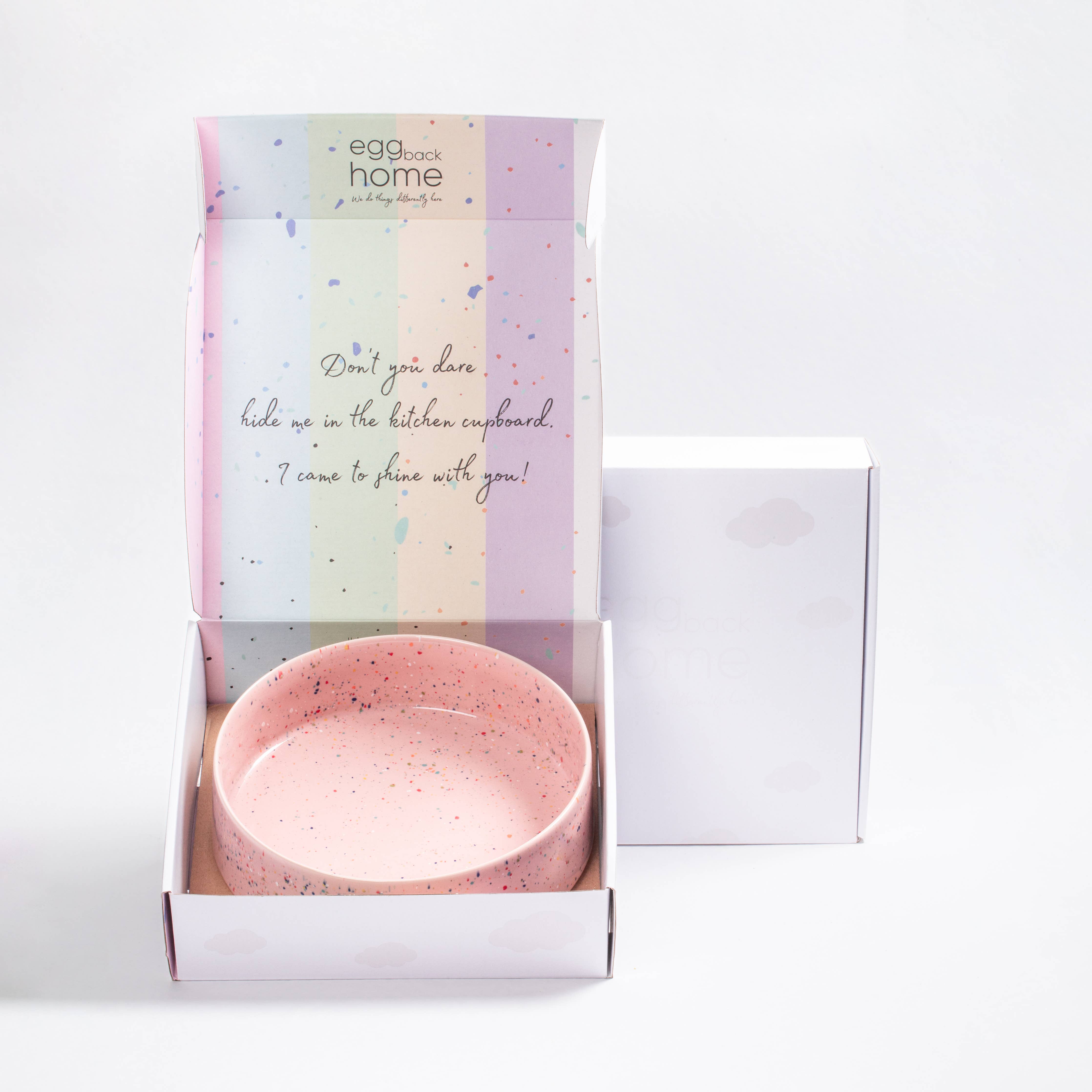 Servierschale Konfetti 26 cm - weiss