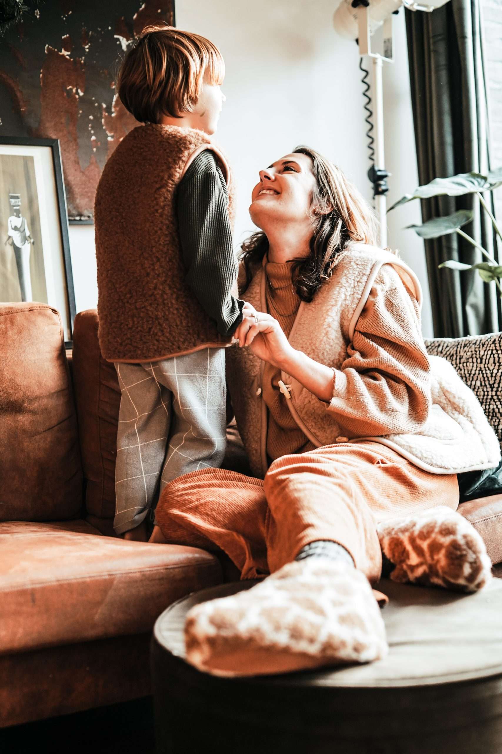 Merinowolle Weste - Cienki Espresso: 128/140