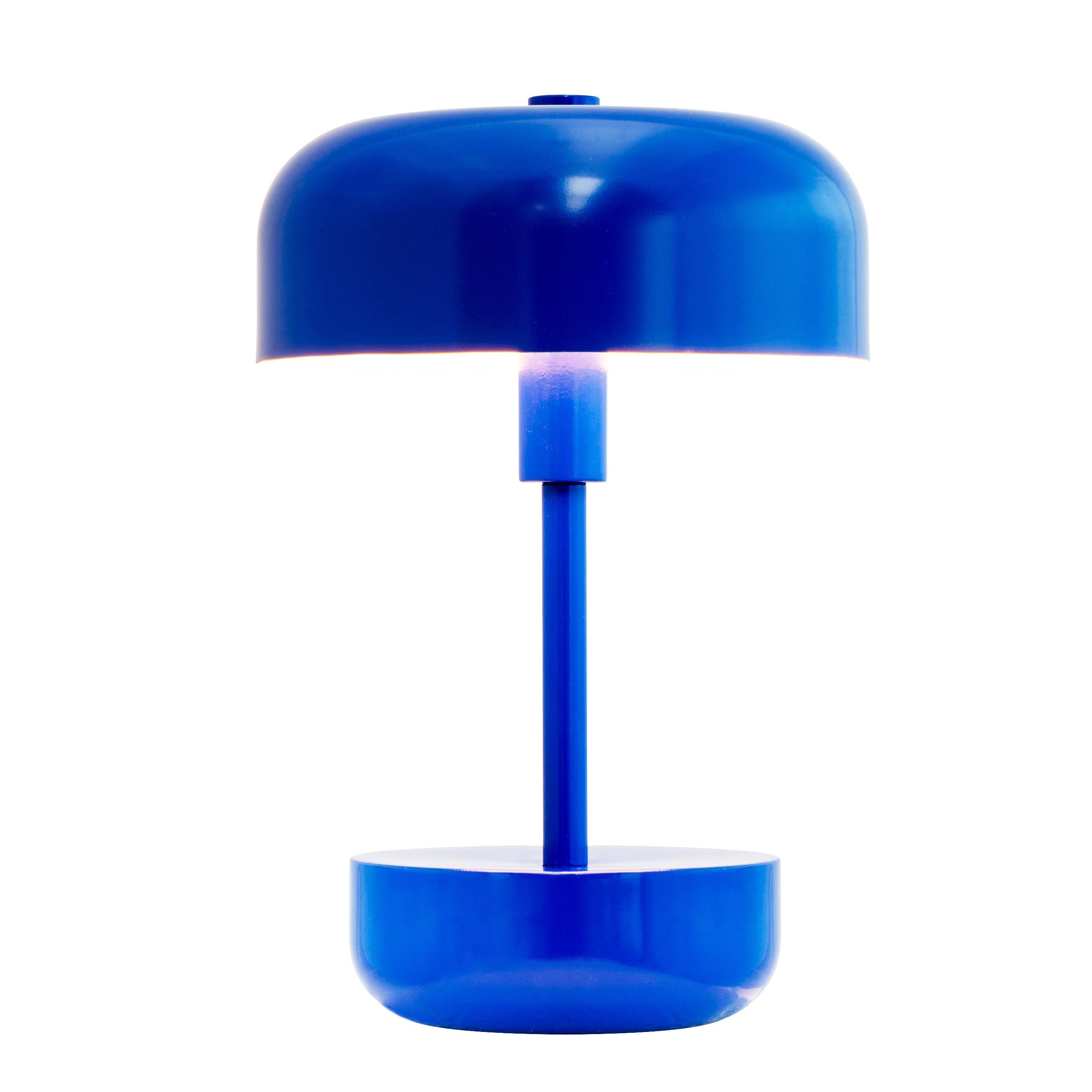 Tischlampe Haipot blau LED, wiederaufladbar