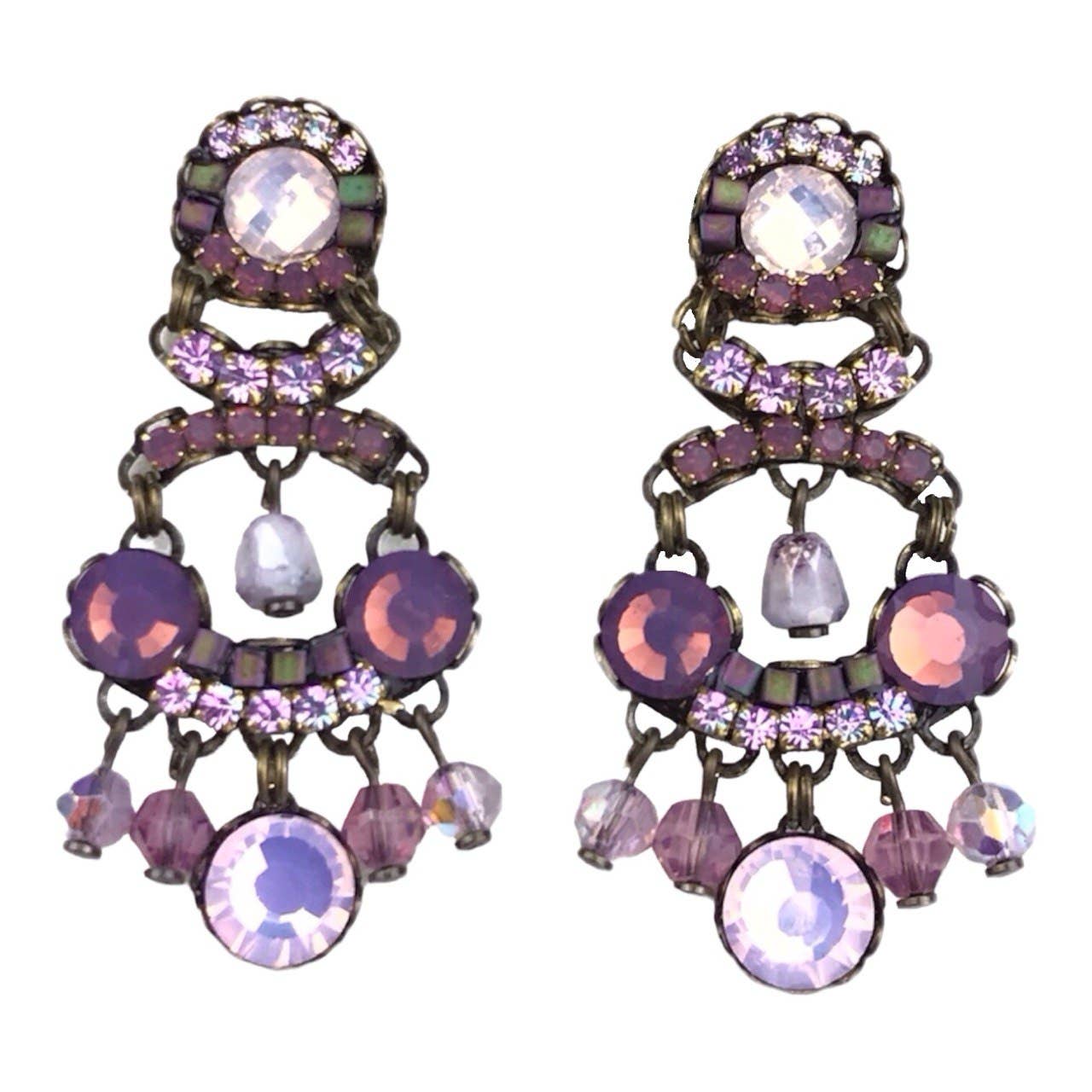 Ohrringe Kristall Loren