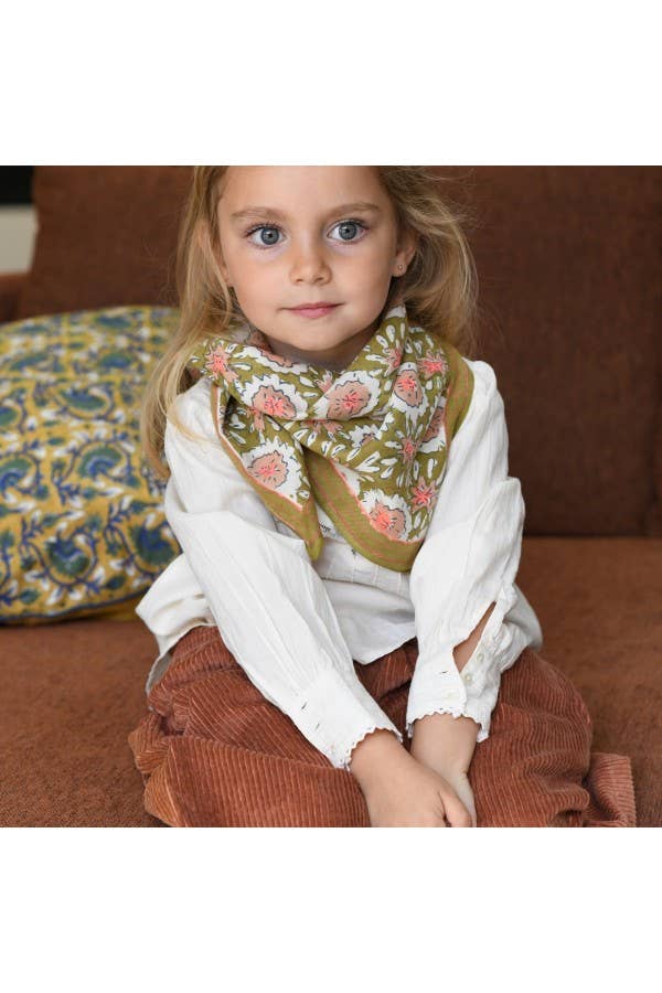 Indischer Schal – Margotte Olive