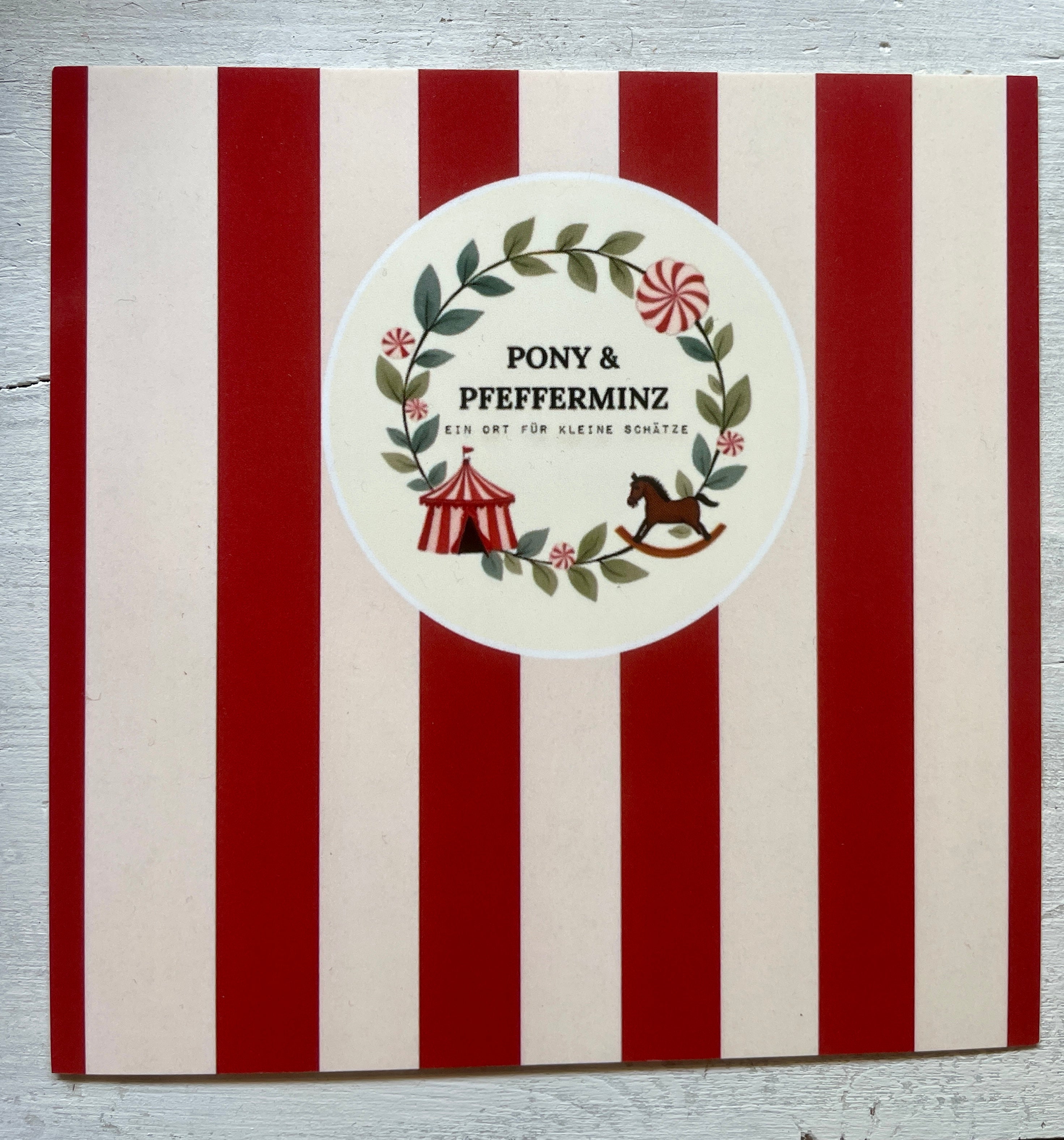 Geschenkgutschein Pony & Pfefferminz - per Post