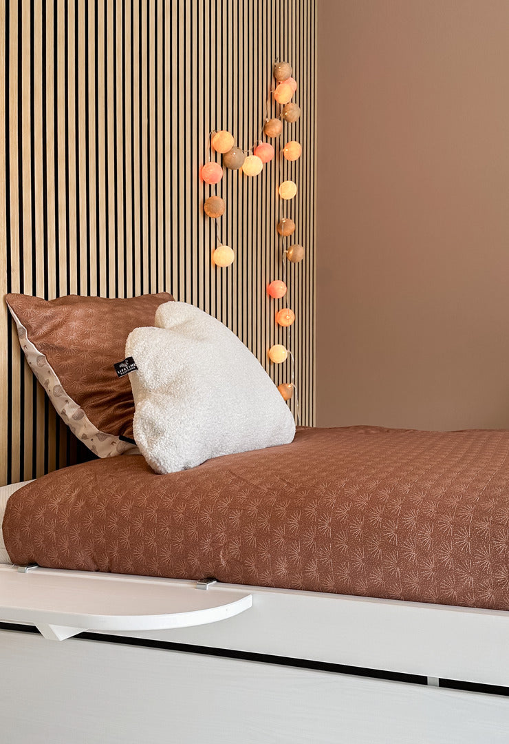 Lifetime Lichterkette mit Baumwollkugeln - Crisp-Peach