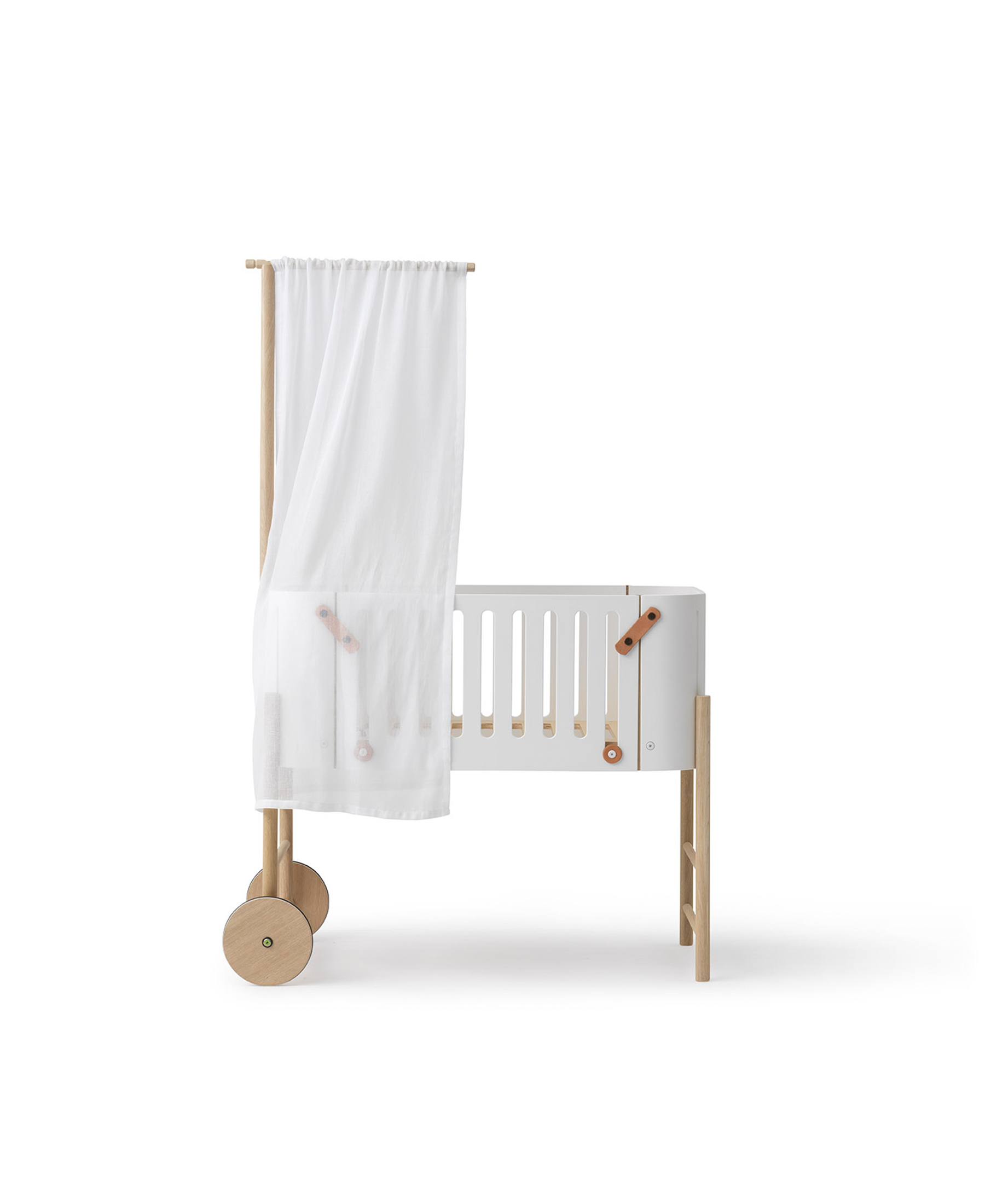 Betthimmel für Wood Beistellbett, weiss
