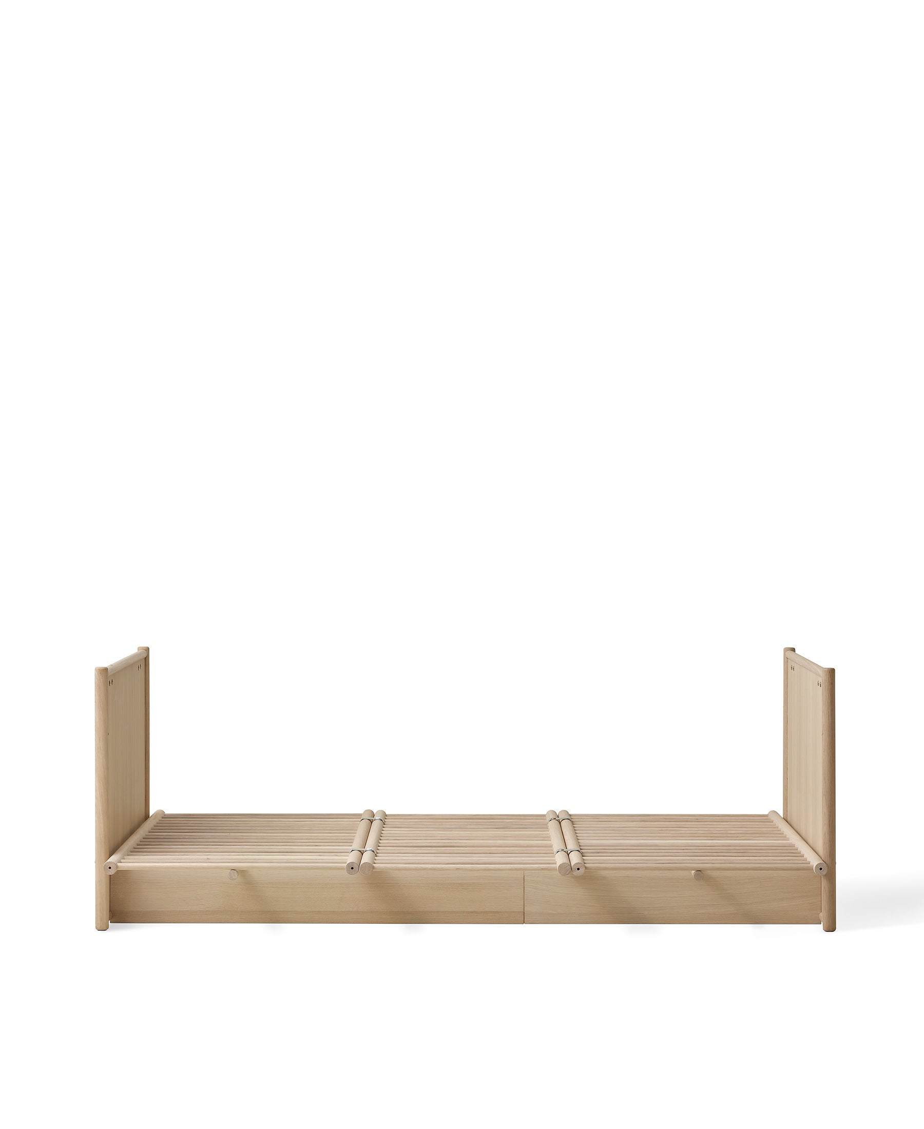 Camp Novel Babybett/Bett, 60x120/120x200 cm, Eiche