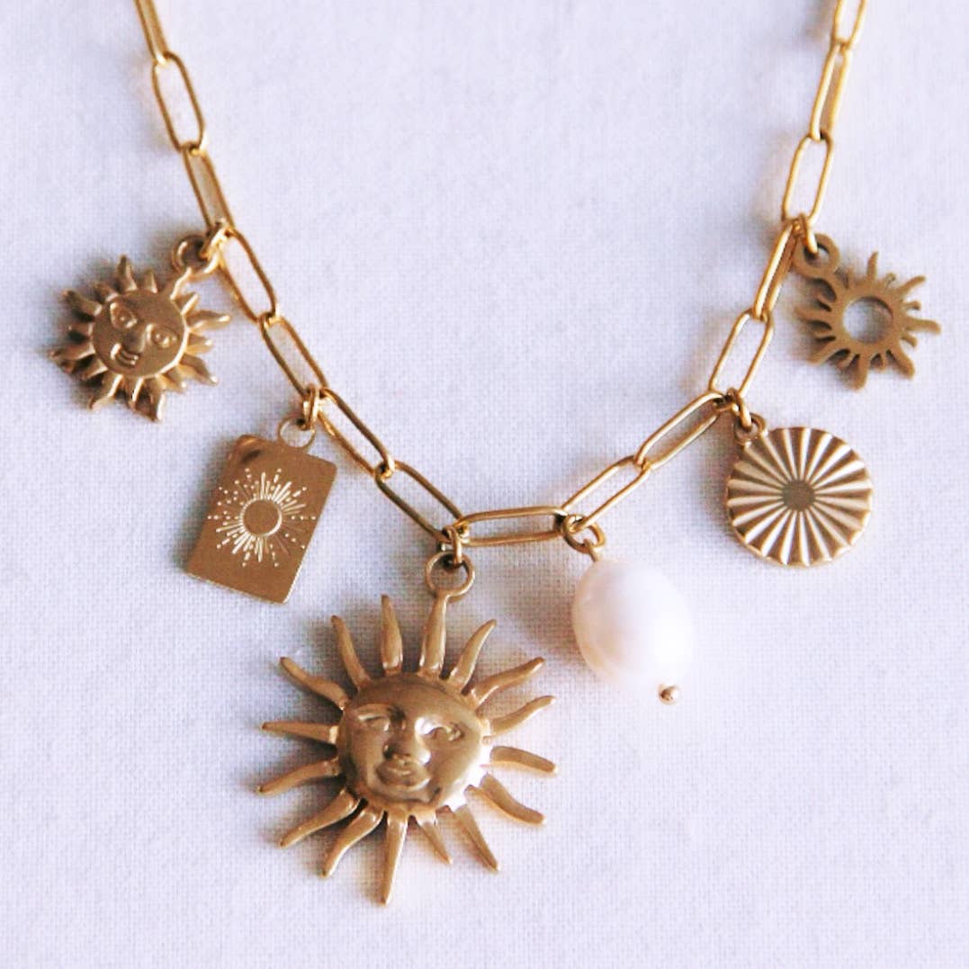 Charmkette „Sun Lover“ — Gold