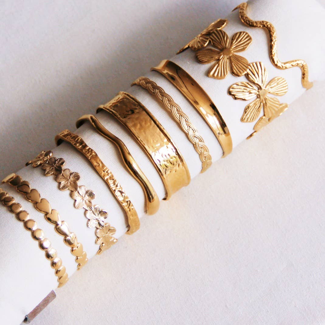 Armreif-Print - Gold
