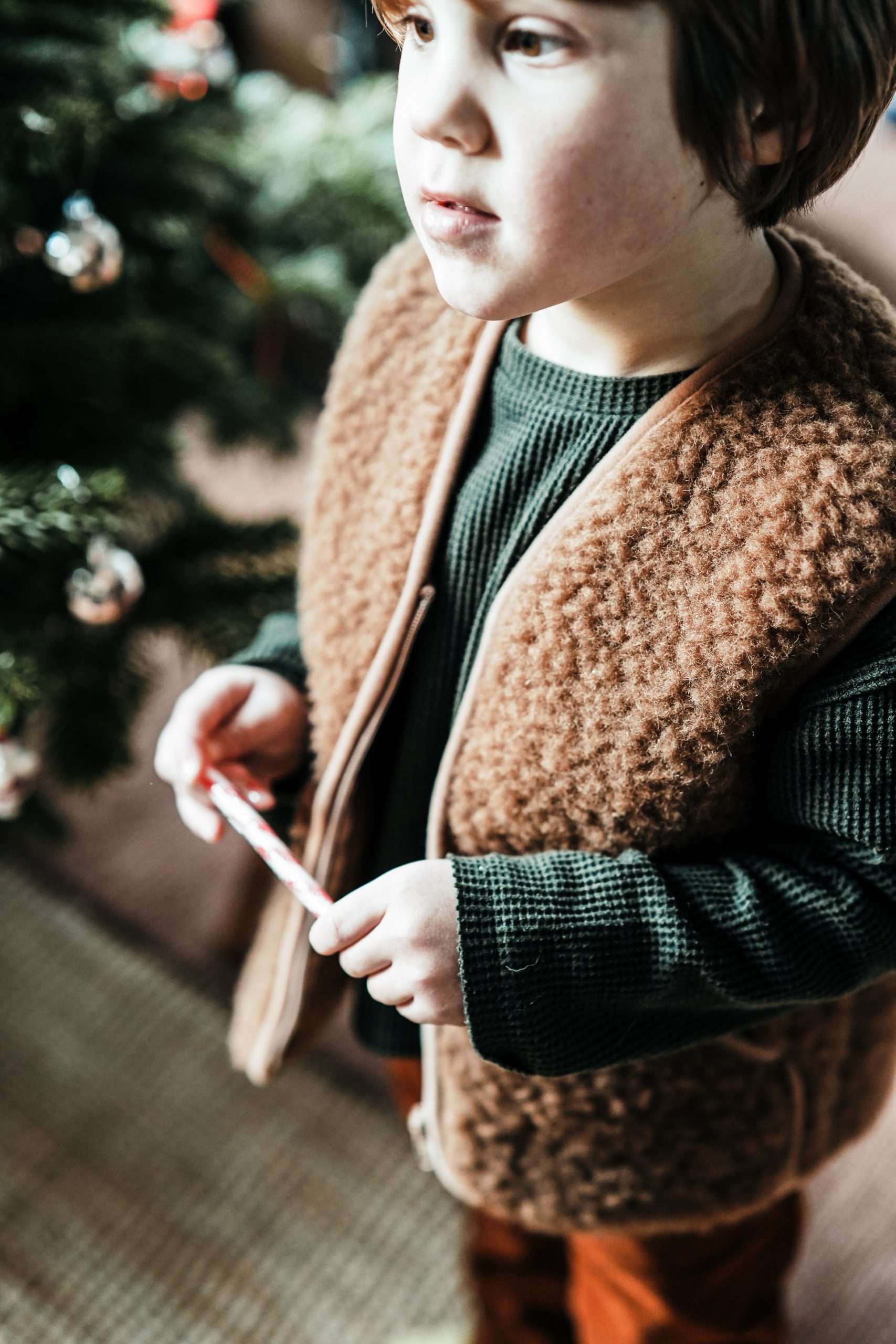 Merinowolle Weste - Cienki Espresso: 98/104