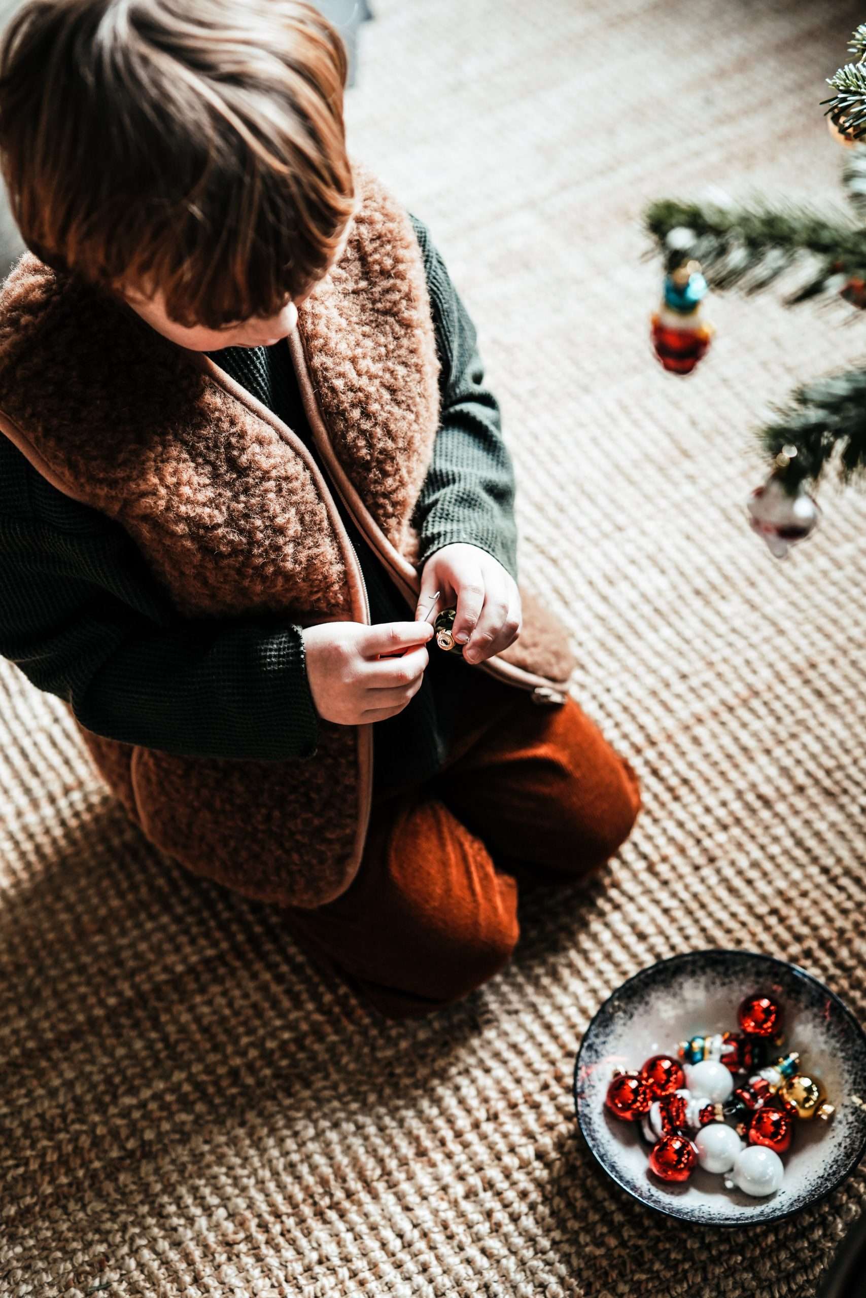 Merinowolle Weste - Cienki Espresso: 98/104