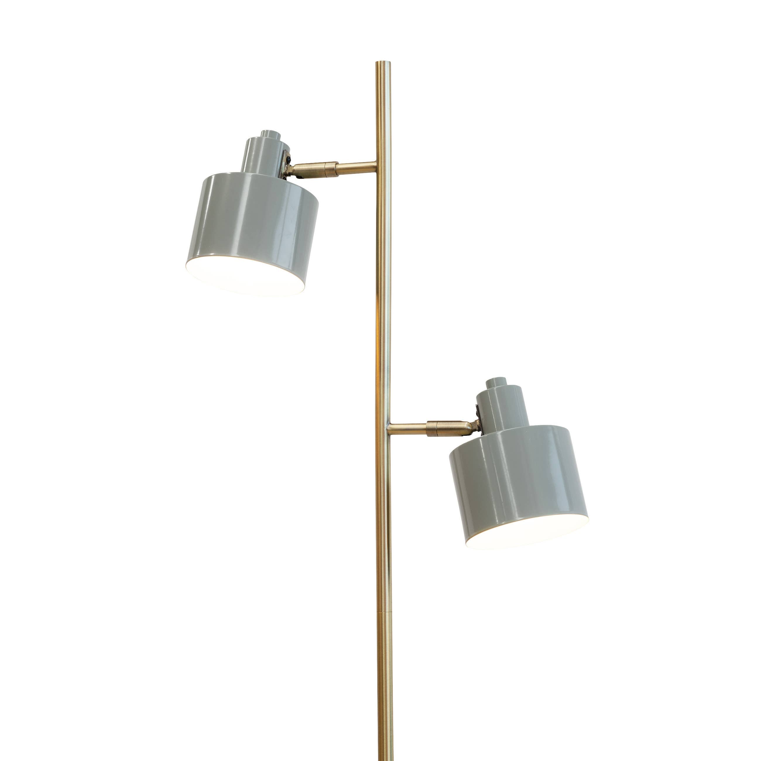 Stehlampe Ozean Olive/Messing